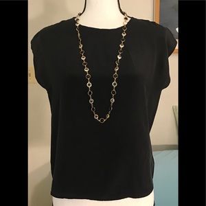 Sportswear System black blouse. M